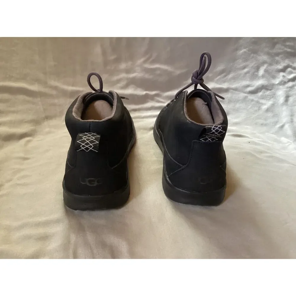 2577 UGG Boots Neumel Weather Leather / Wool Black US Size 6